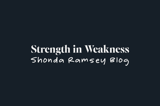 Strength in Weakness: Letting God Carry You