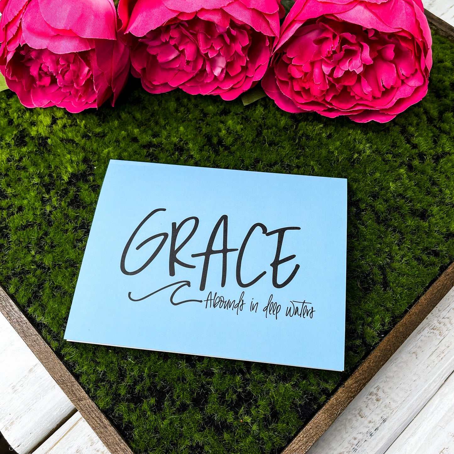 Grace in Deep Waters - A2 - Blank Inside