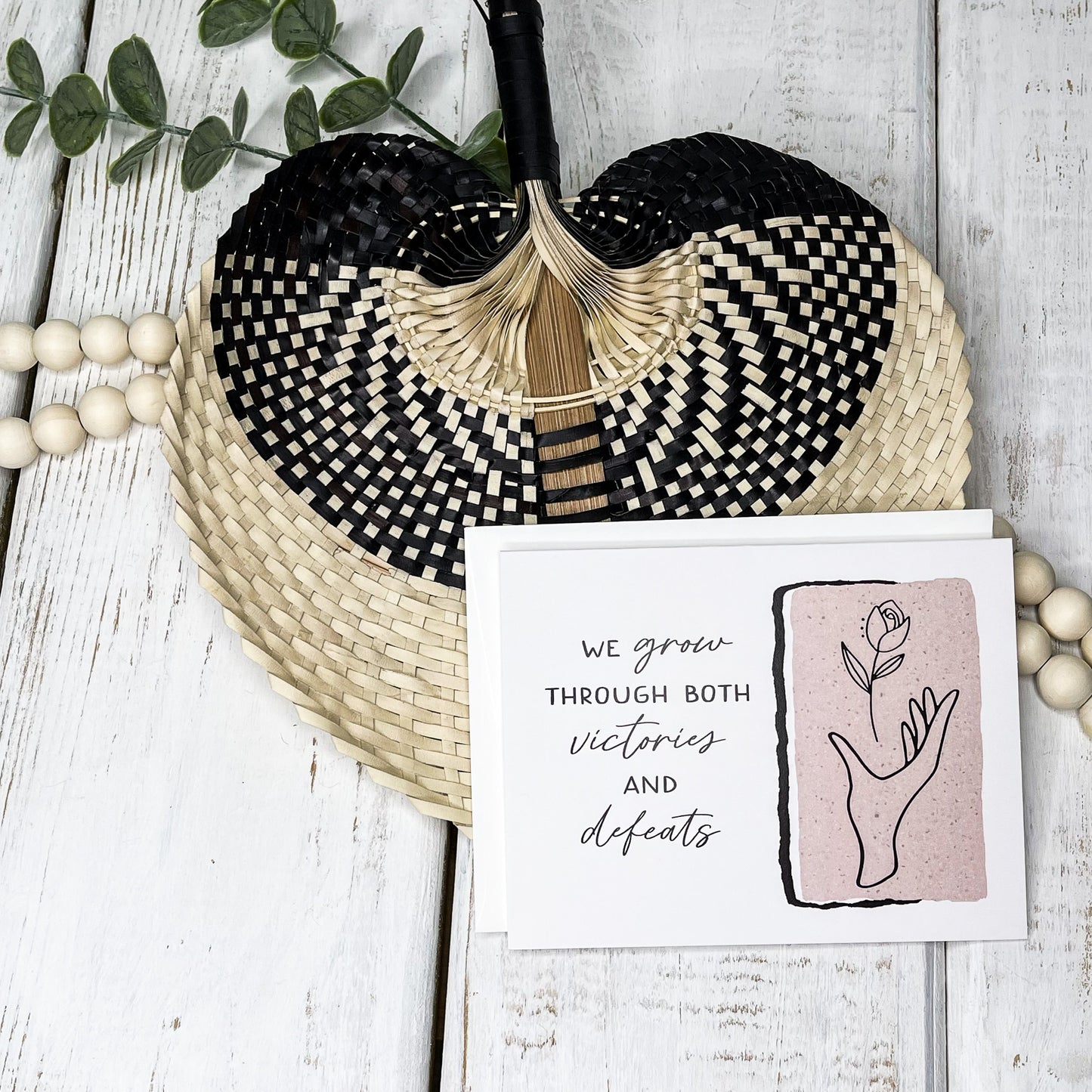 Grow Through Victories - Note Card