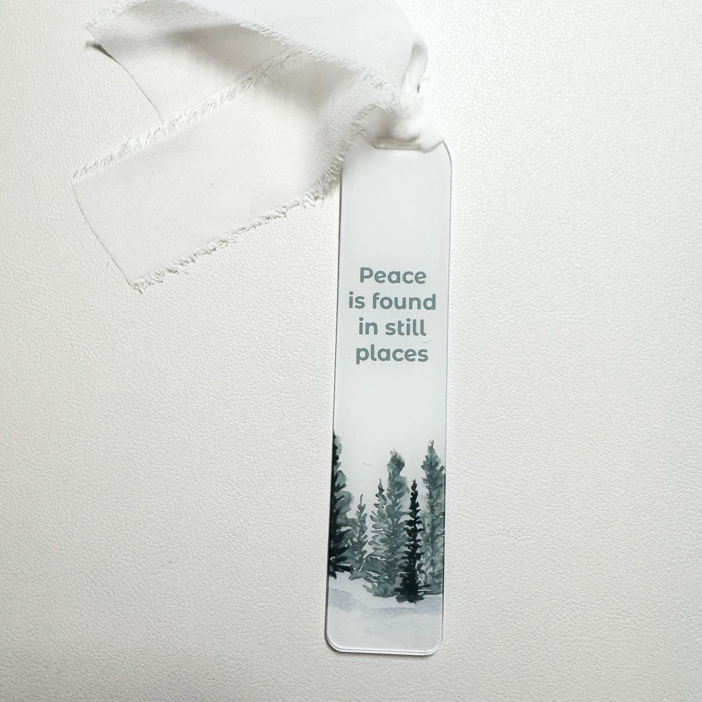 Peace is Found - Acrylic Bookmark