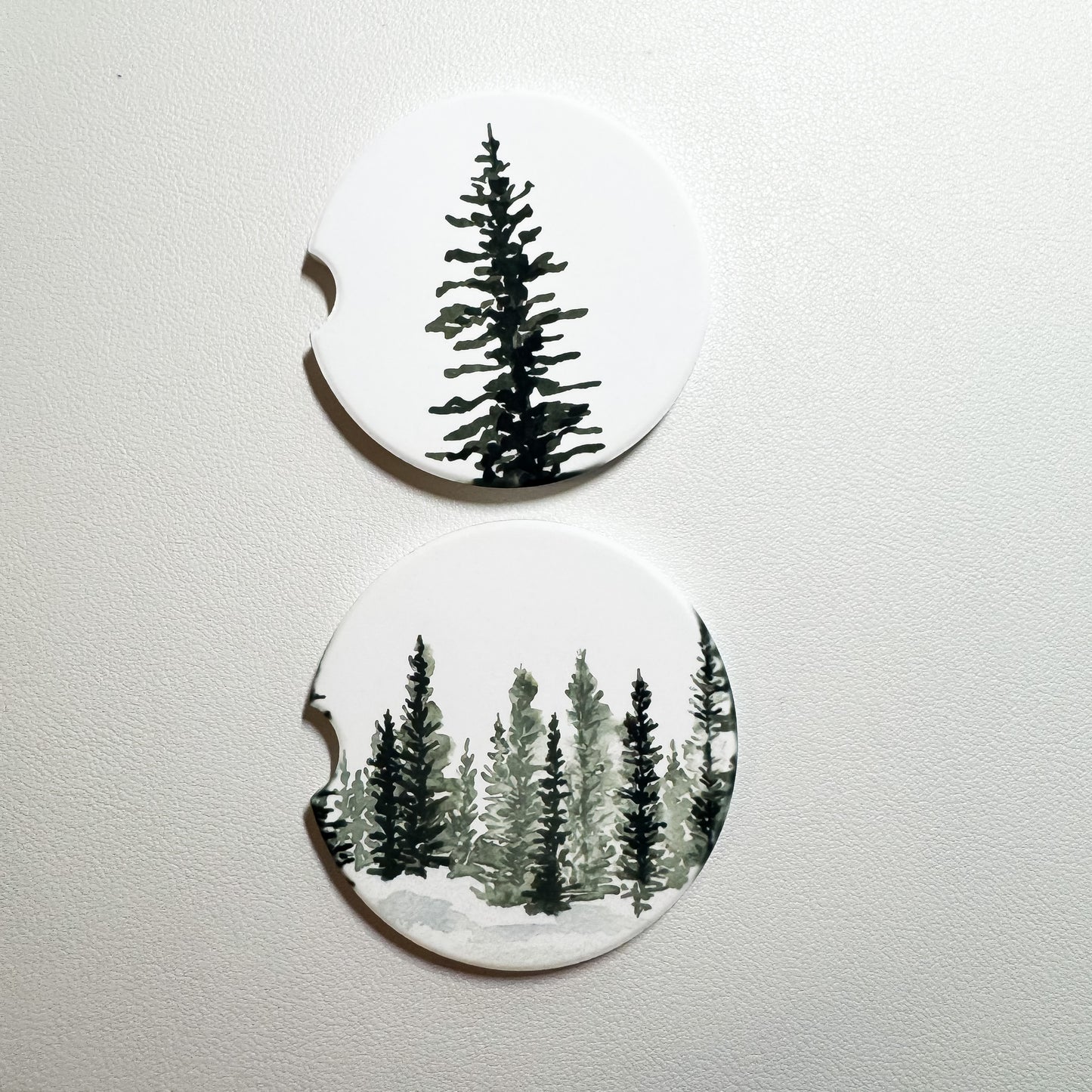 Reverence Pine - Ceramic Car Coasters