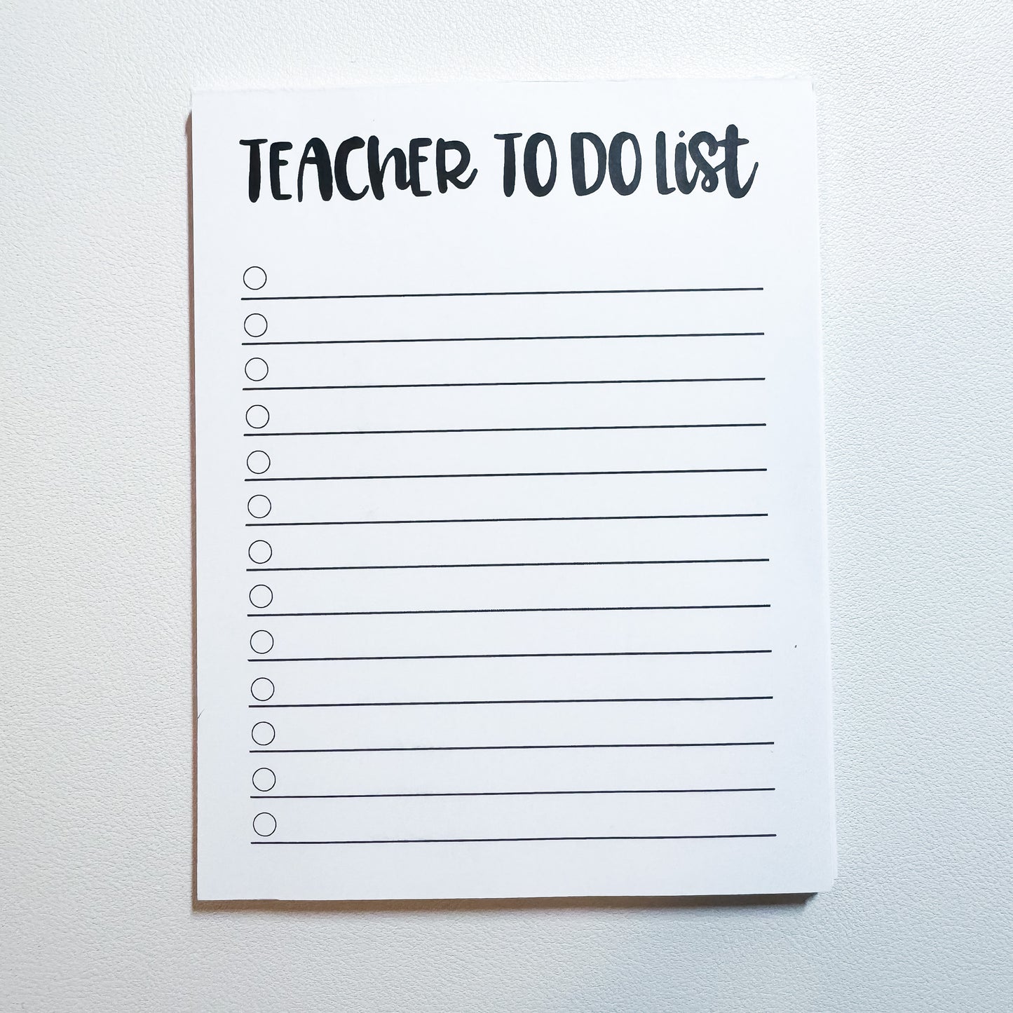 Teacher To Do List - Notepad