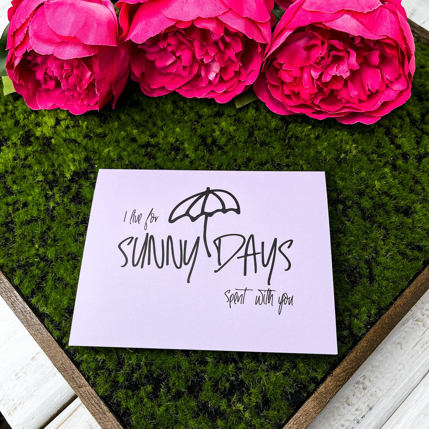 Sunny Days - A2 - Blank Inside