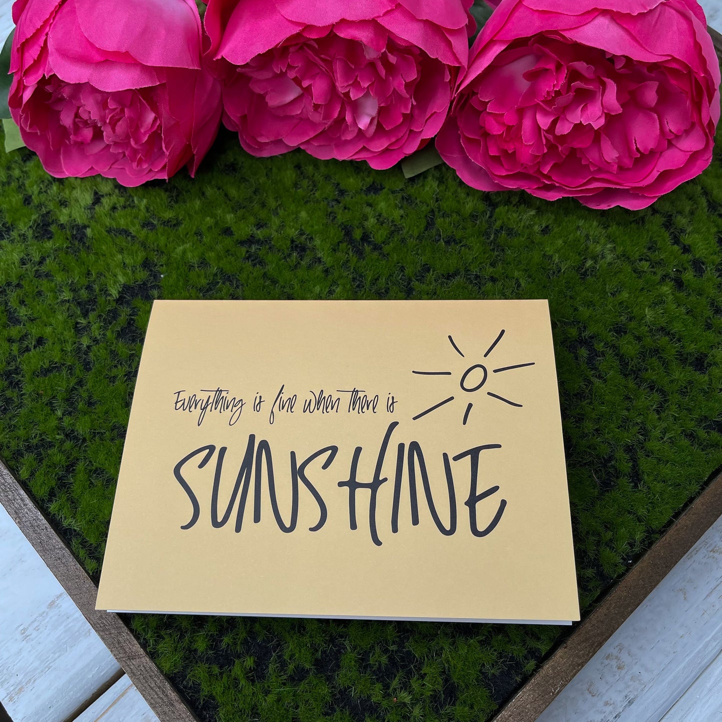 There is Sunshine - A2 - Blank Inside
