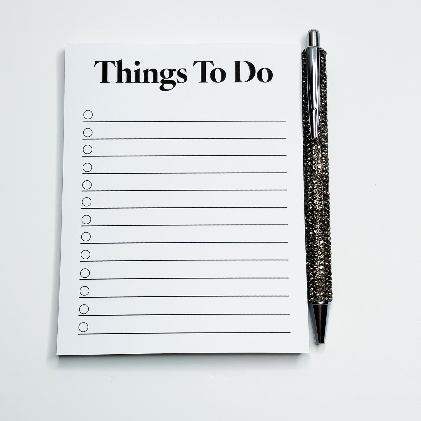 Things To Do - Notepad with Pen