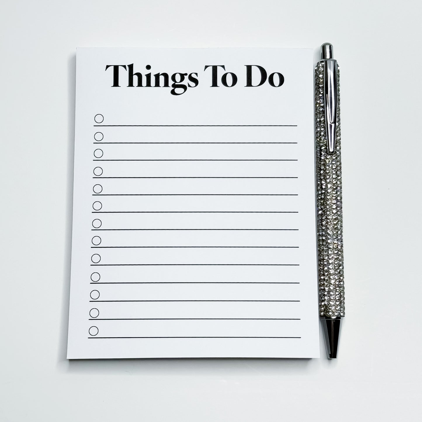 Things To Do - Notepad with Pen