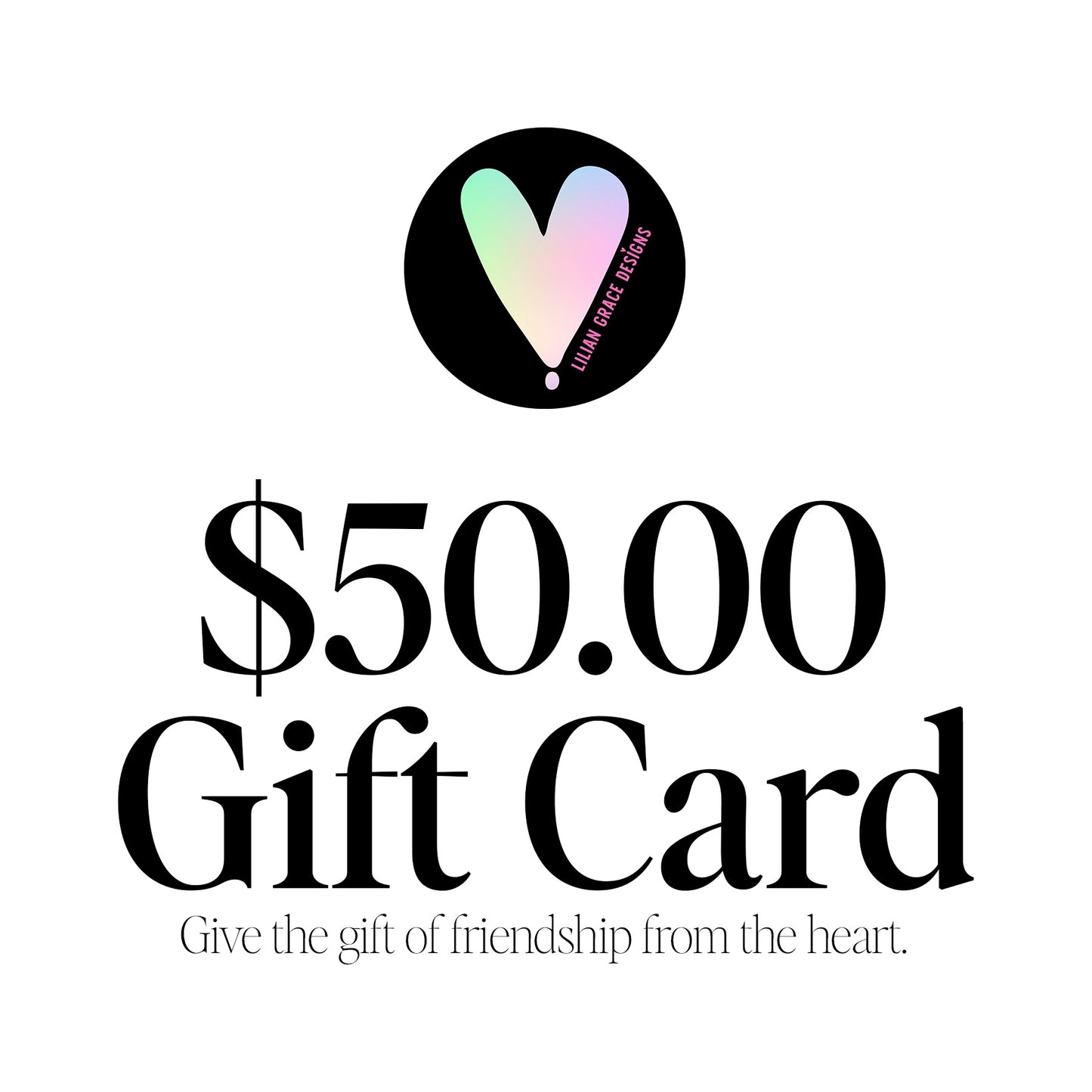Lilian Grace Designs - Gift Card