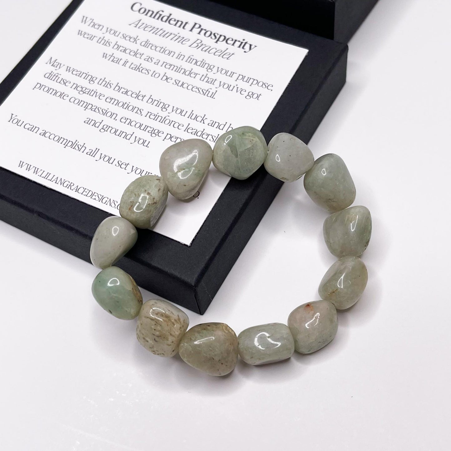 Confident Prosperity – Aventurine Bracelet