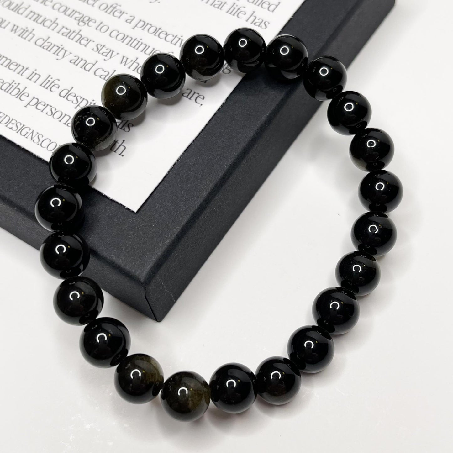 Get Grounded – Obsidian Bracelet