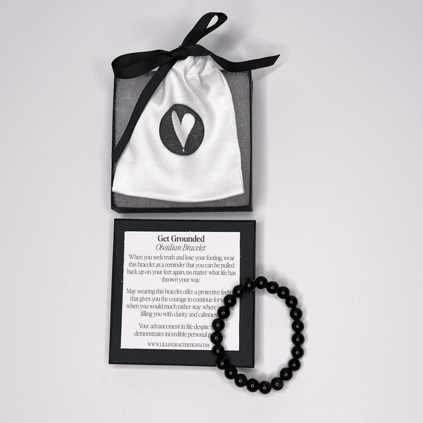 Get Grounded – Obsidian Bracelet