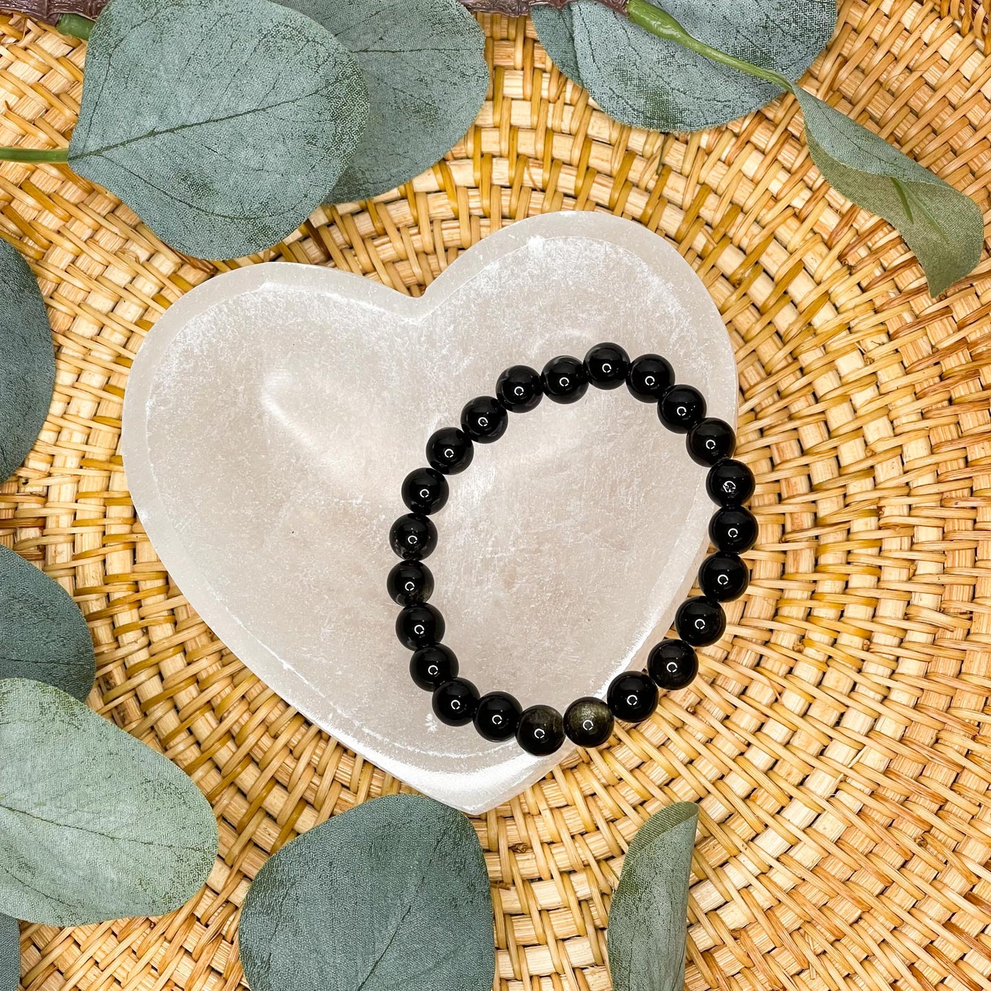 Get Grounded – Obsidian Bracelet