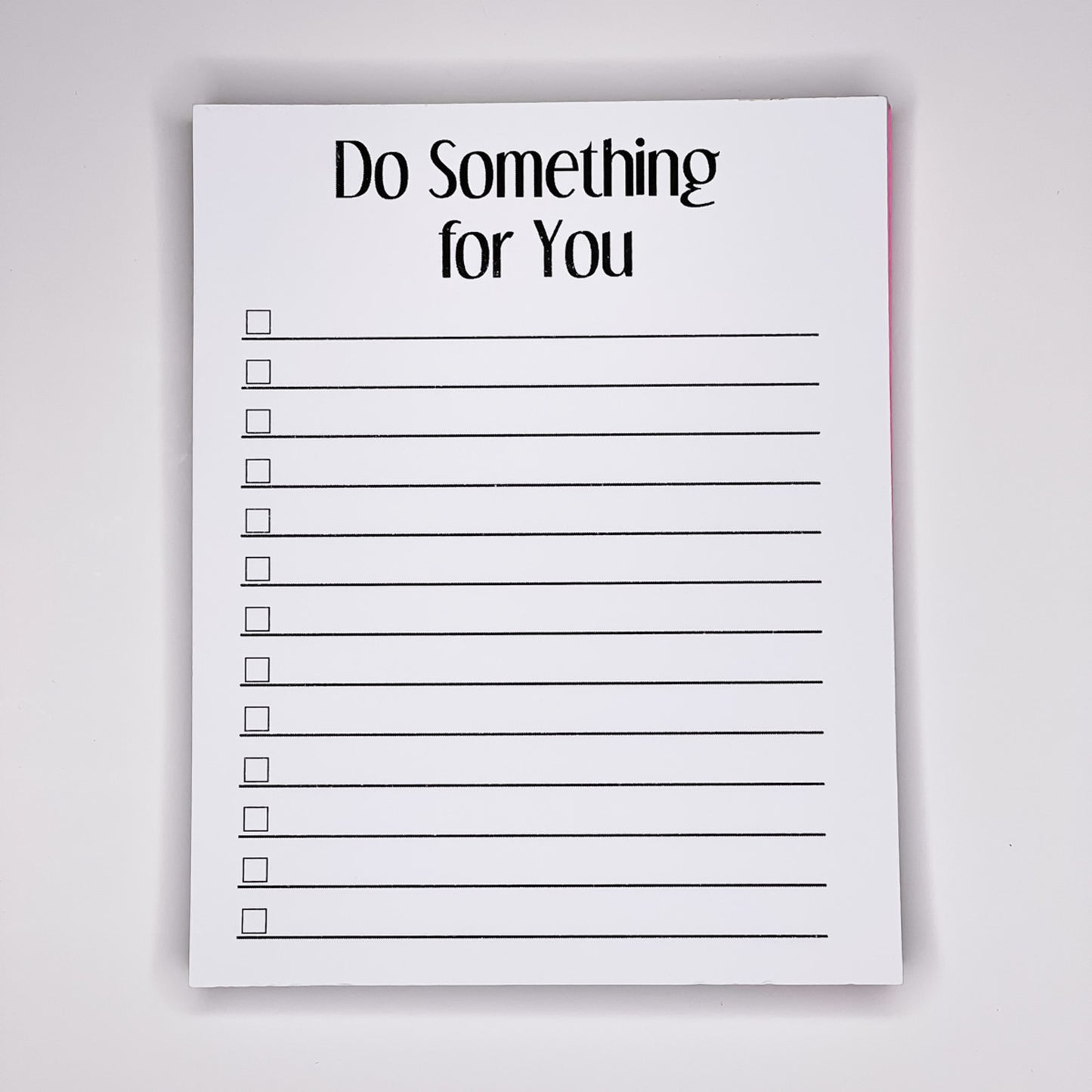 Do Something For You List - Notepad