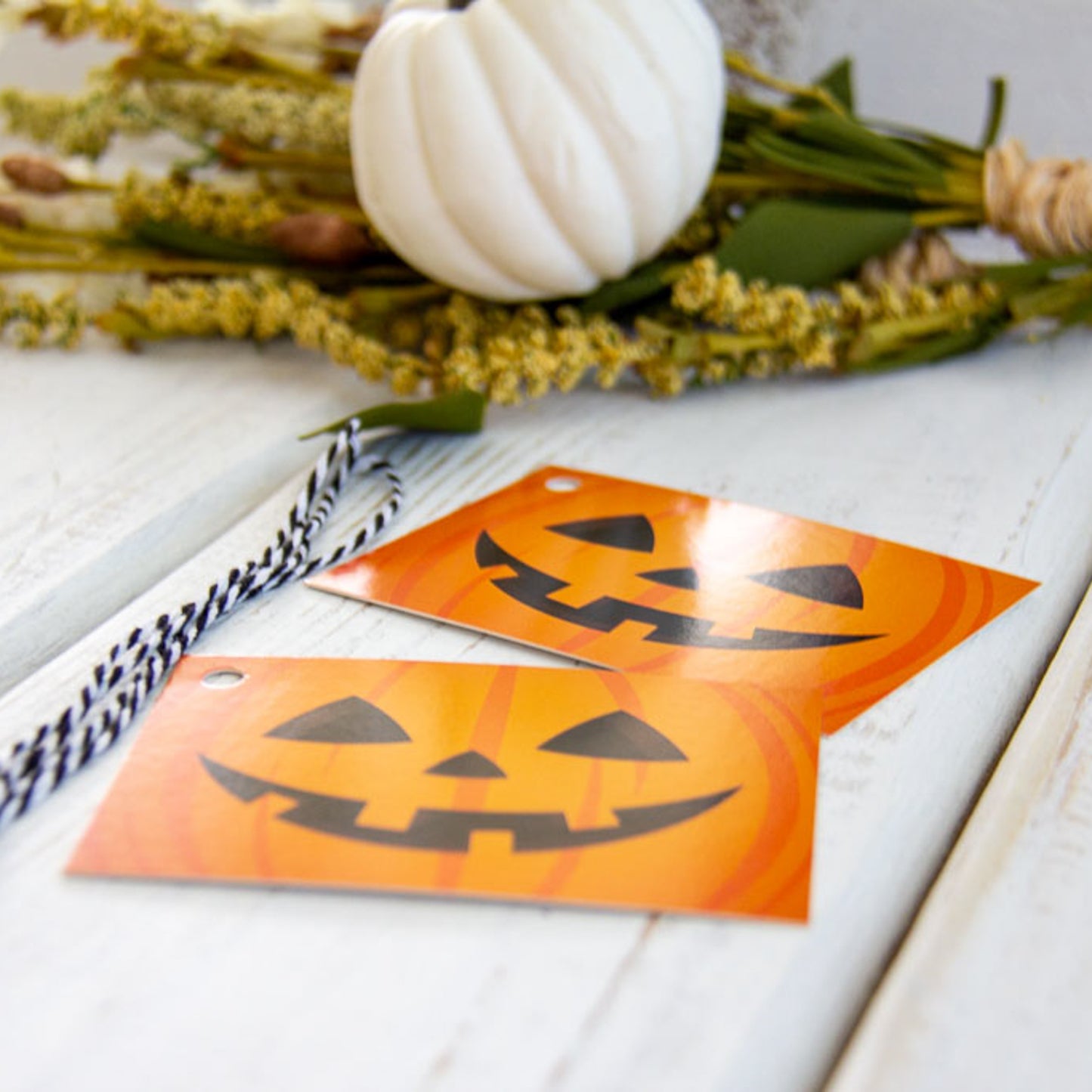 Jack-O-Lantern Gift Tags