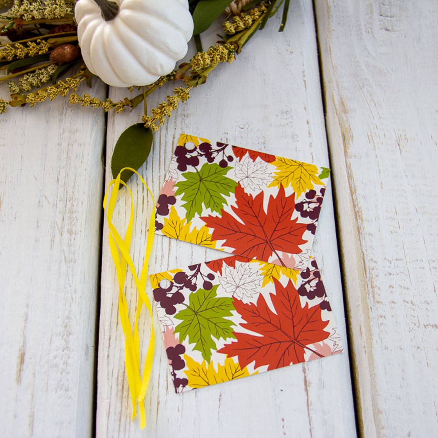 Leaves Gift Tags