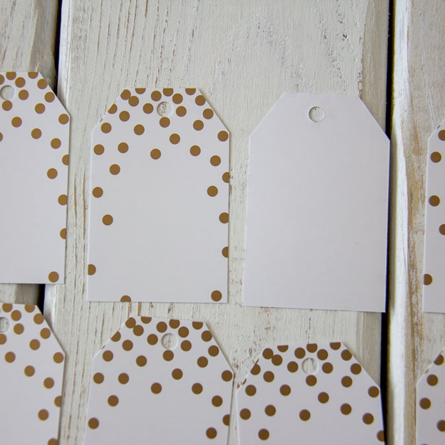 Gold Dot Sm - Gift Tags