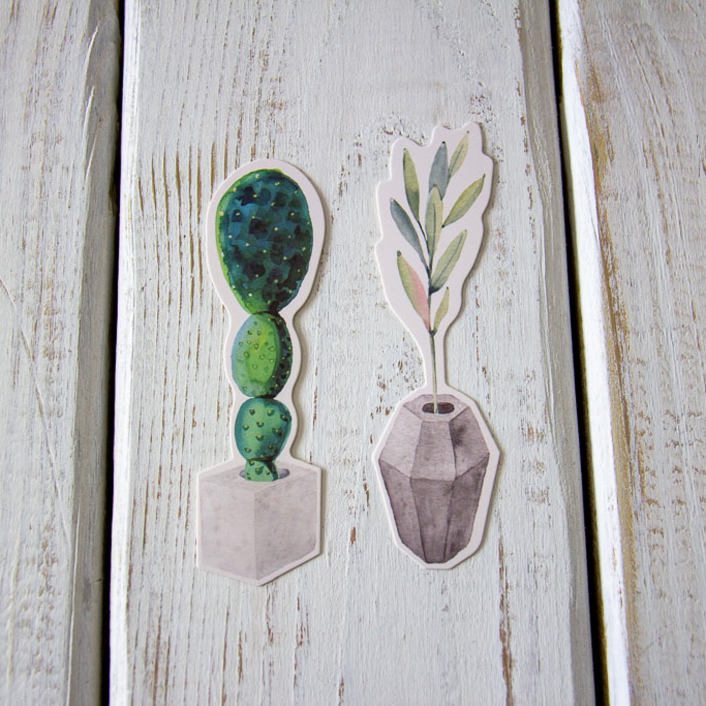 Cactus Bookmarks - 2 Pack
