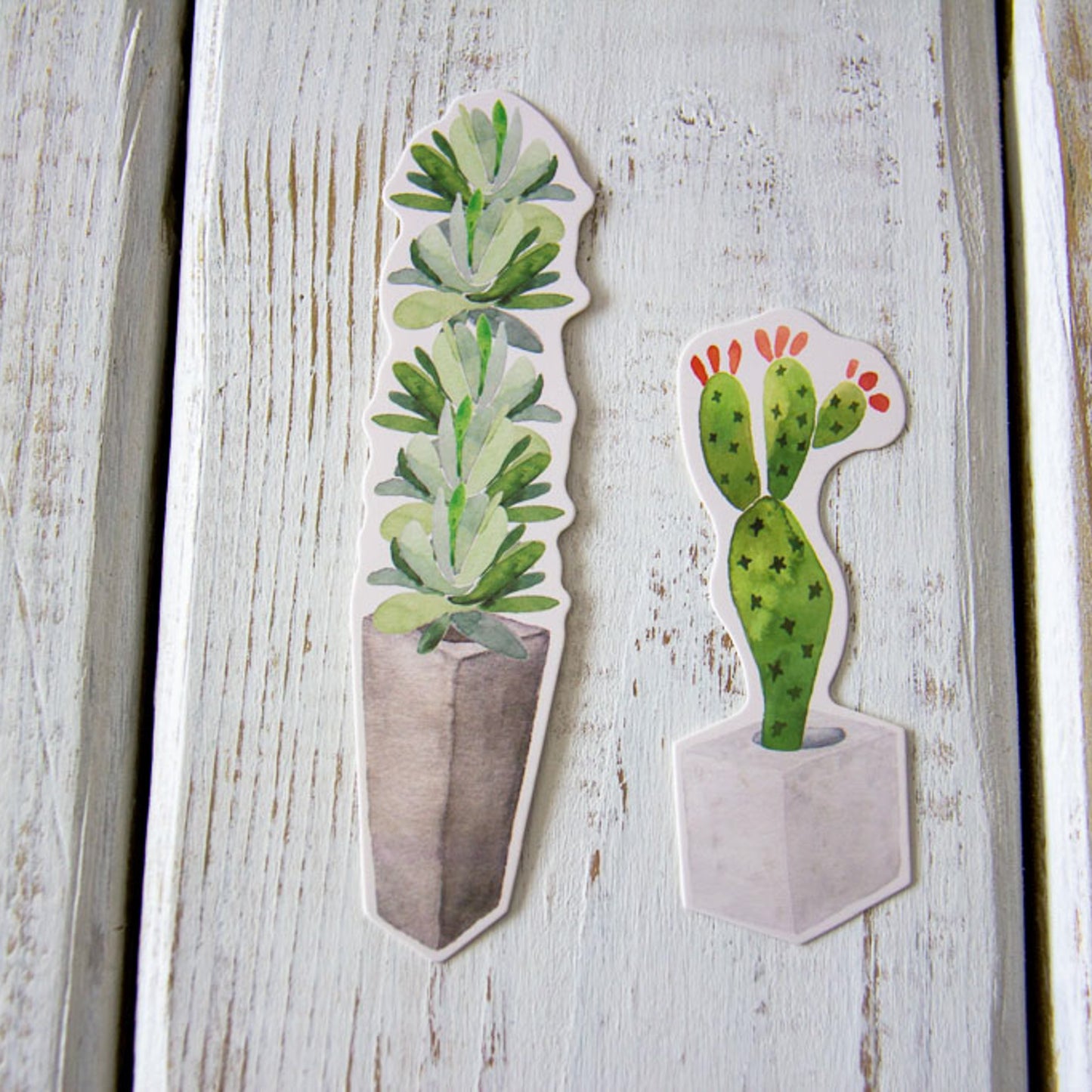 Cactus Bookmarks - 2 Pack