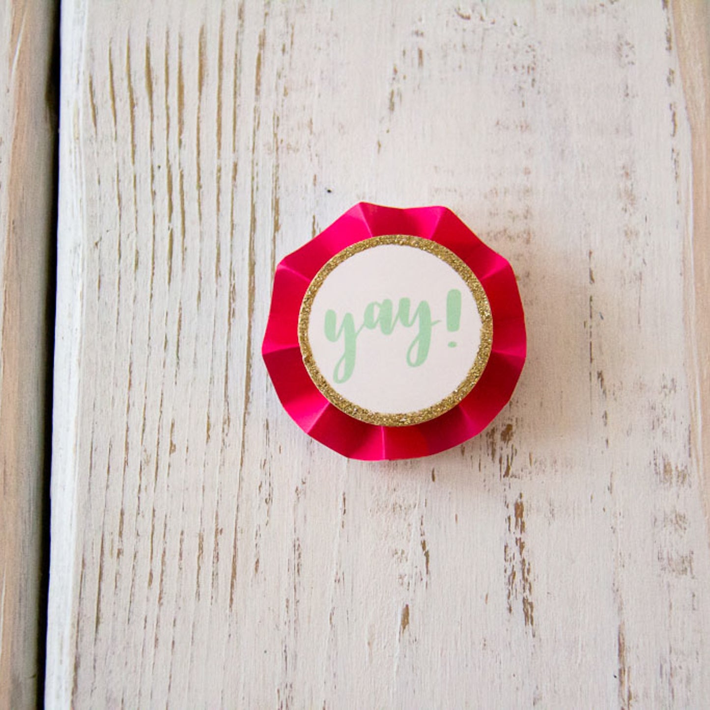 Yay Pink - Gift Wrap Embellishment