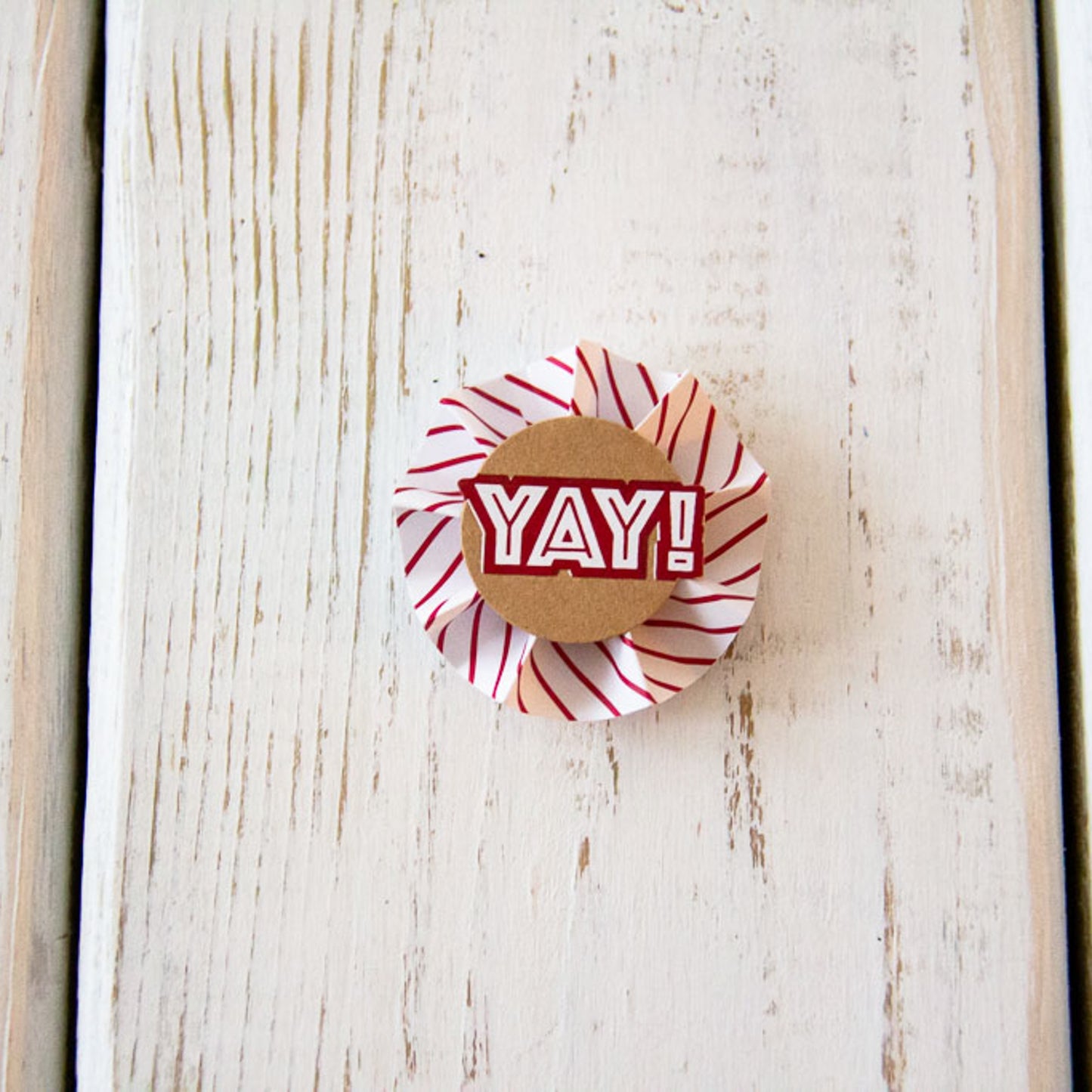 Yay Red - Gift Wrap Embellishment