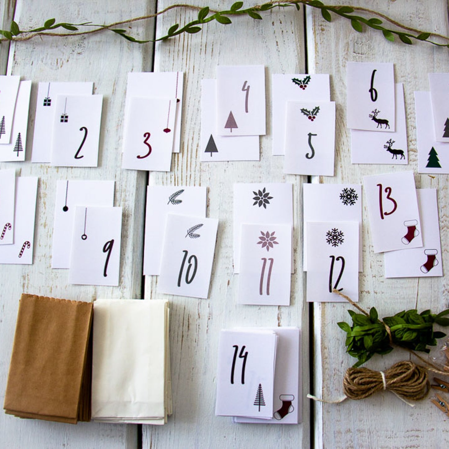 Farmhouse Advent Calendar - Small