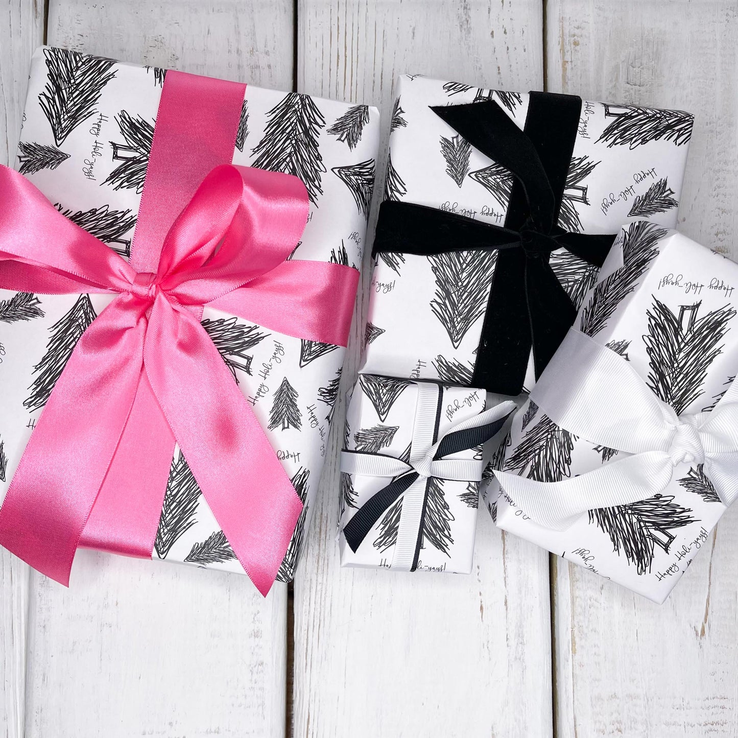 Happy Holi-yays - Boutique Gift Wrapping Sheet