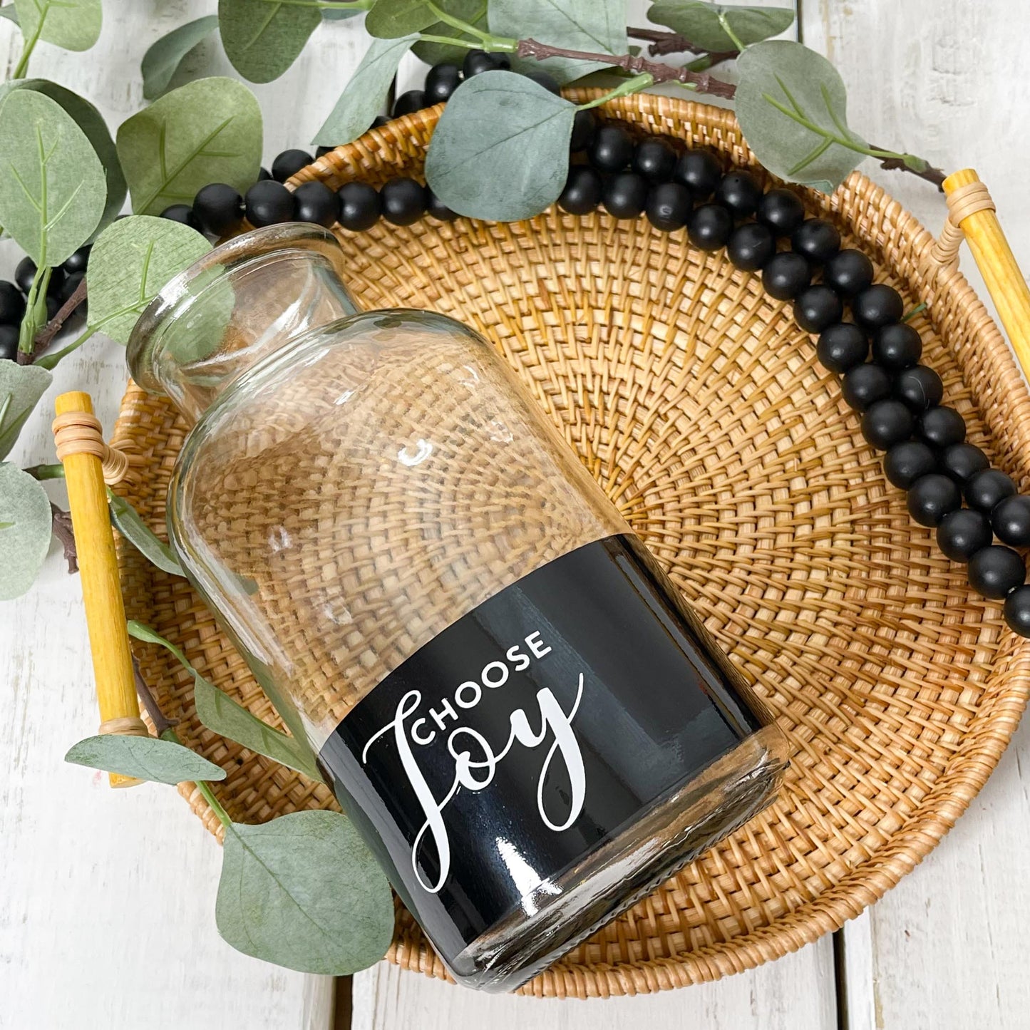Glass Decorative Jar
