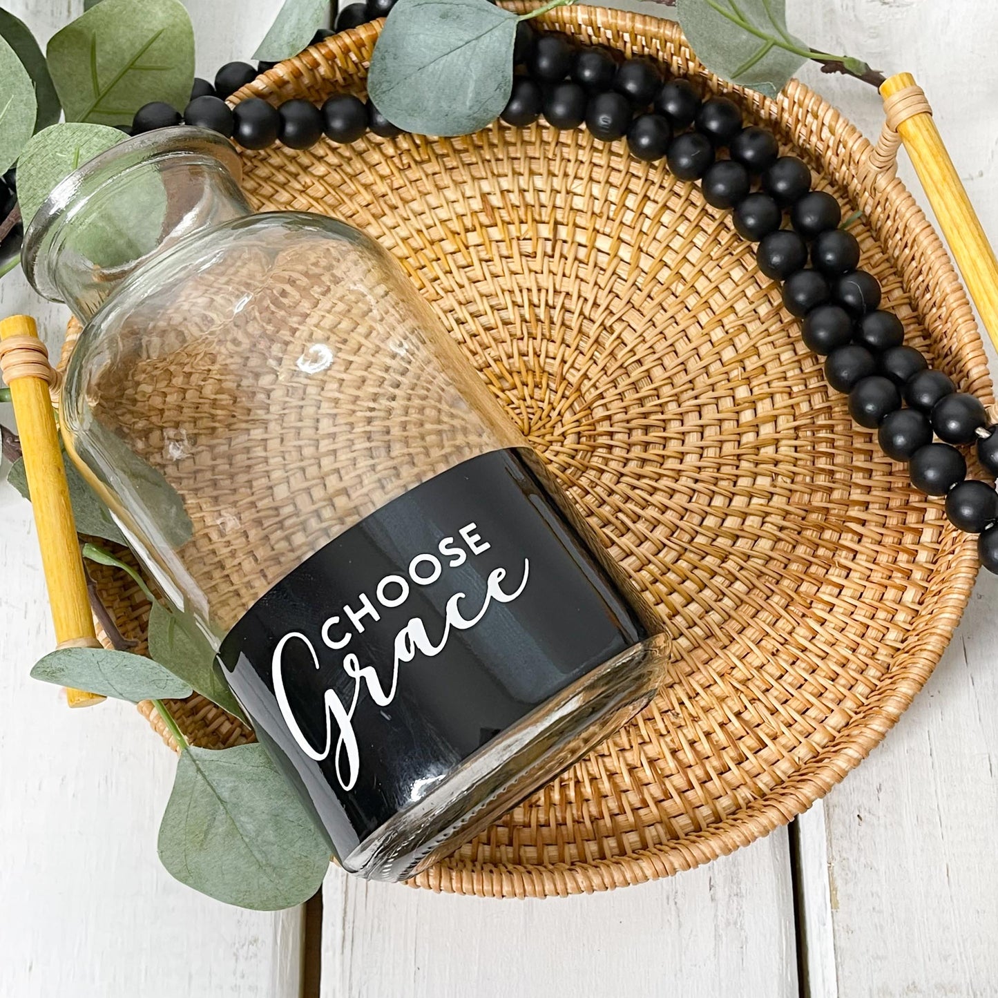 Glass Decorative Jar