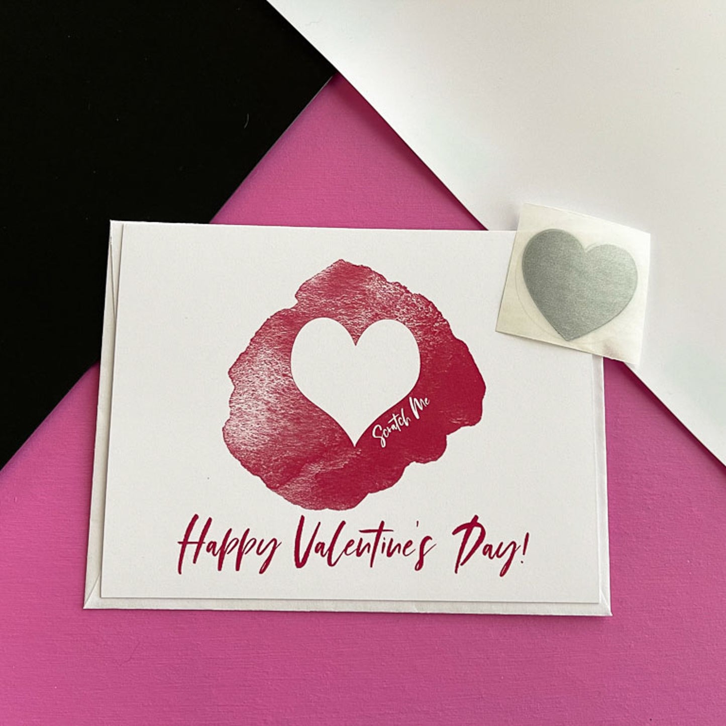 Scratch Off Happy Valentine's Day - Postcard