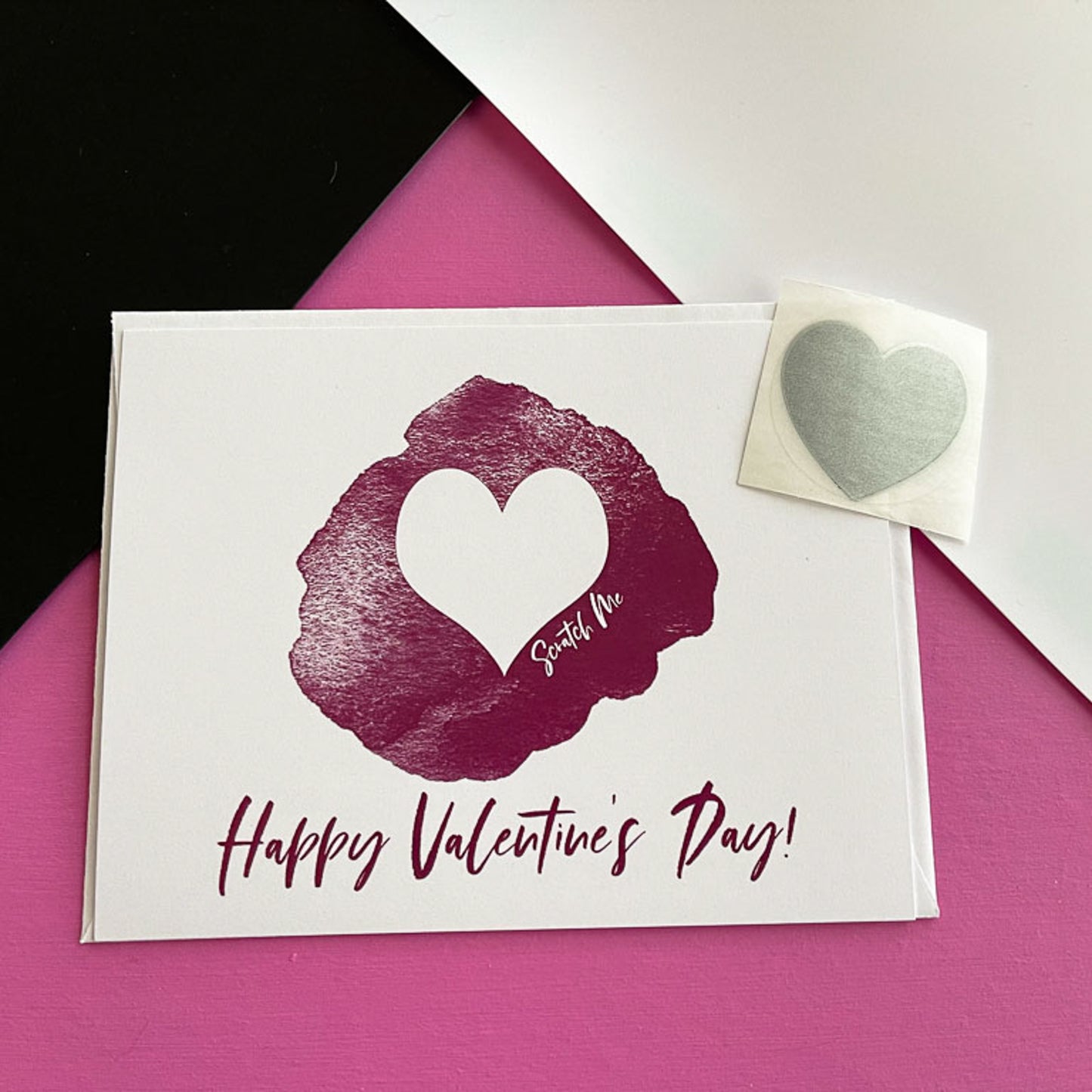 Scratch Off Happy Valentine's Day - Postcard