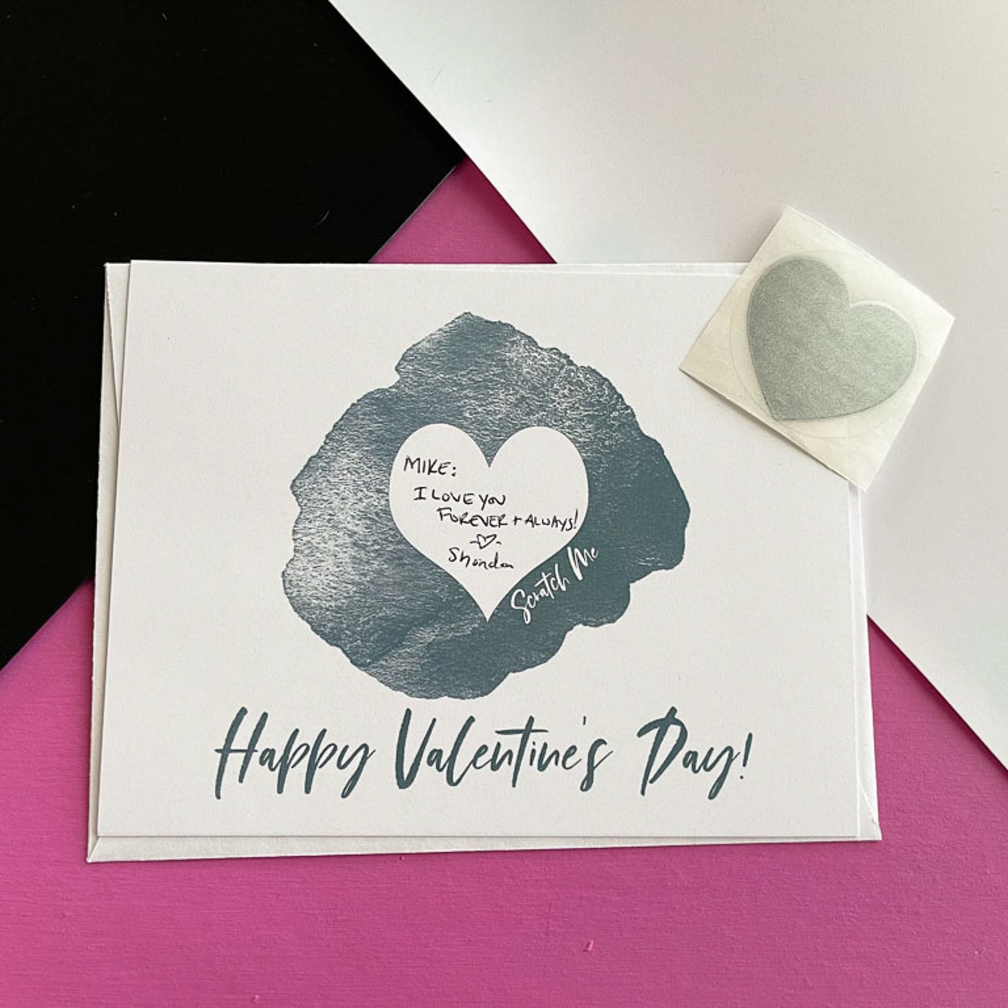 Scratch Off Happy Valentine's Day - Postcard