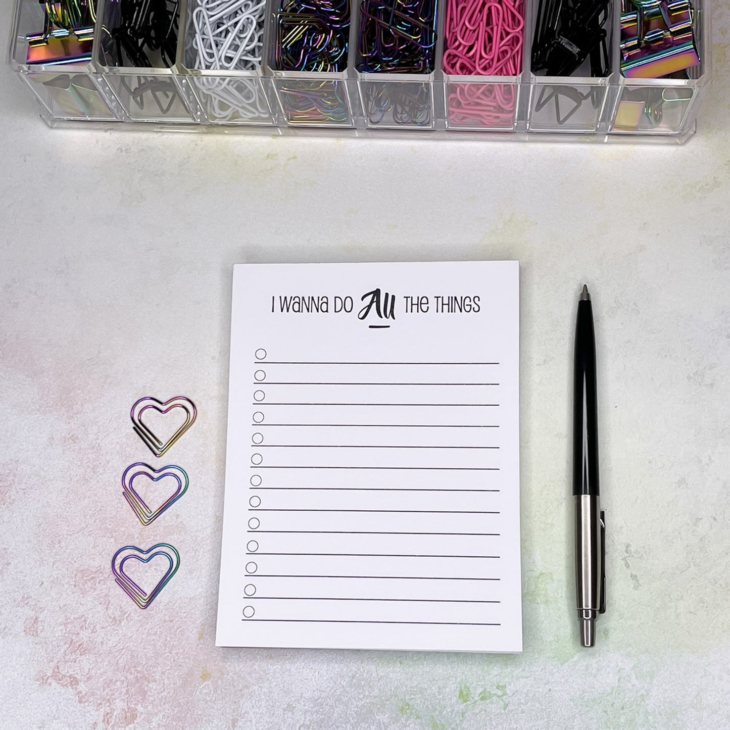 I Wanna Do All the Things List - Notepad