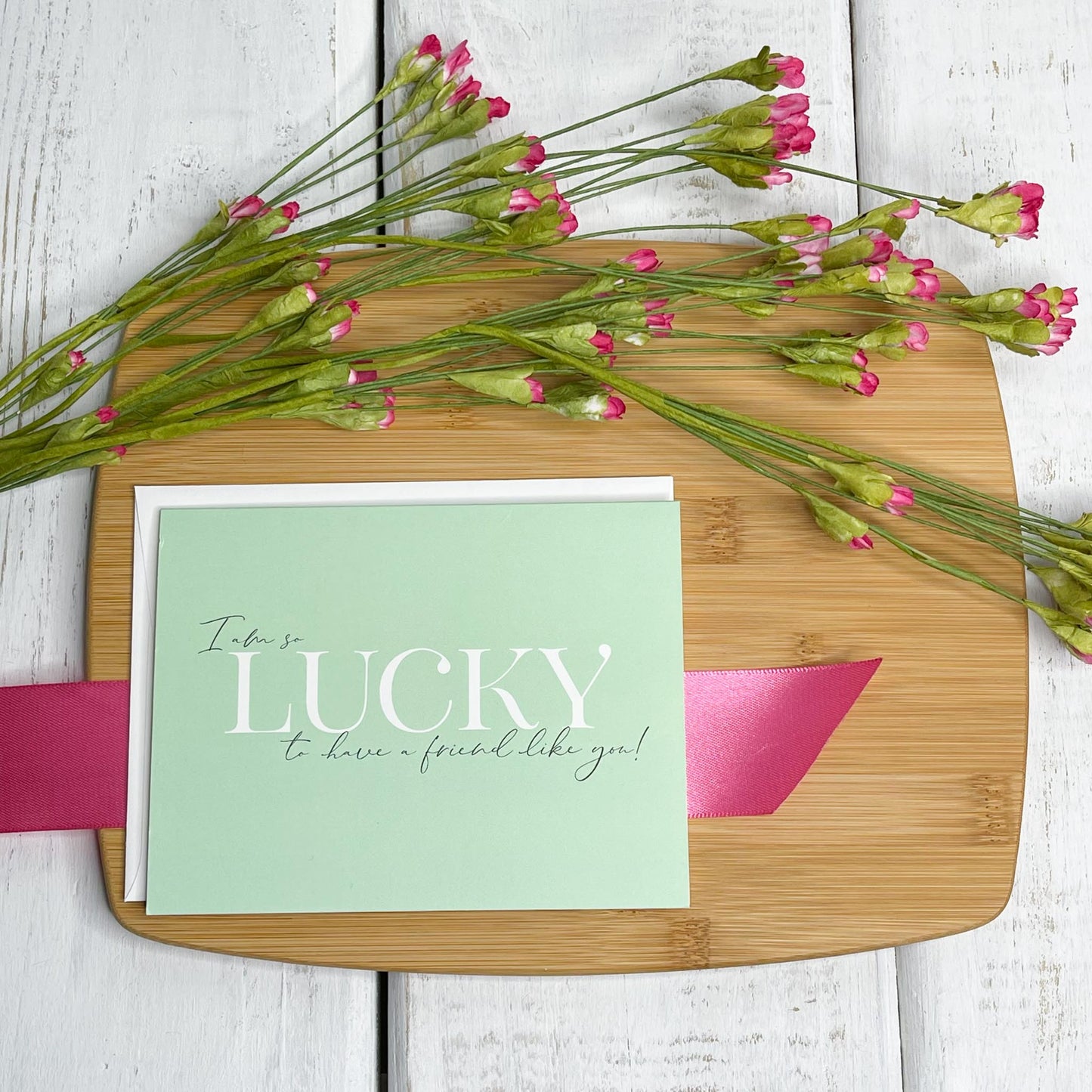 Lucky Friend - A2 - Blank Inside