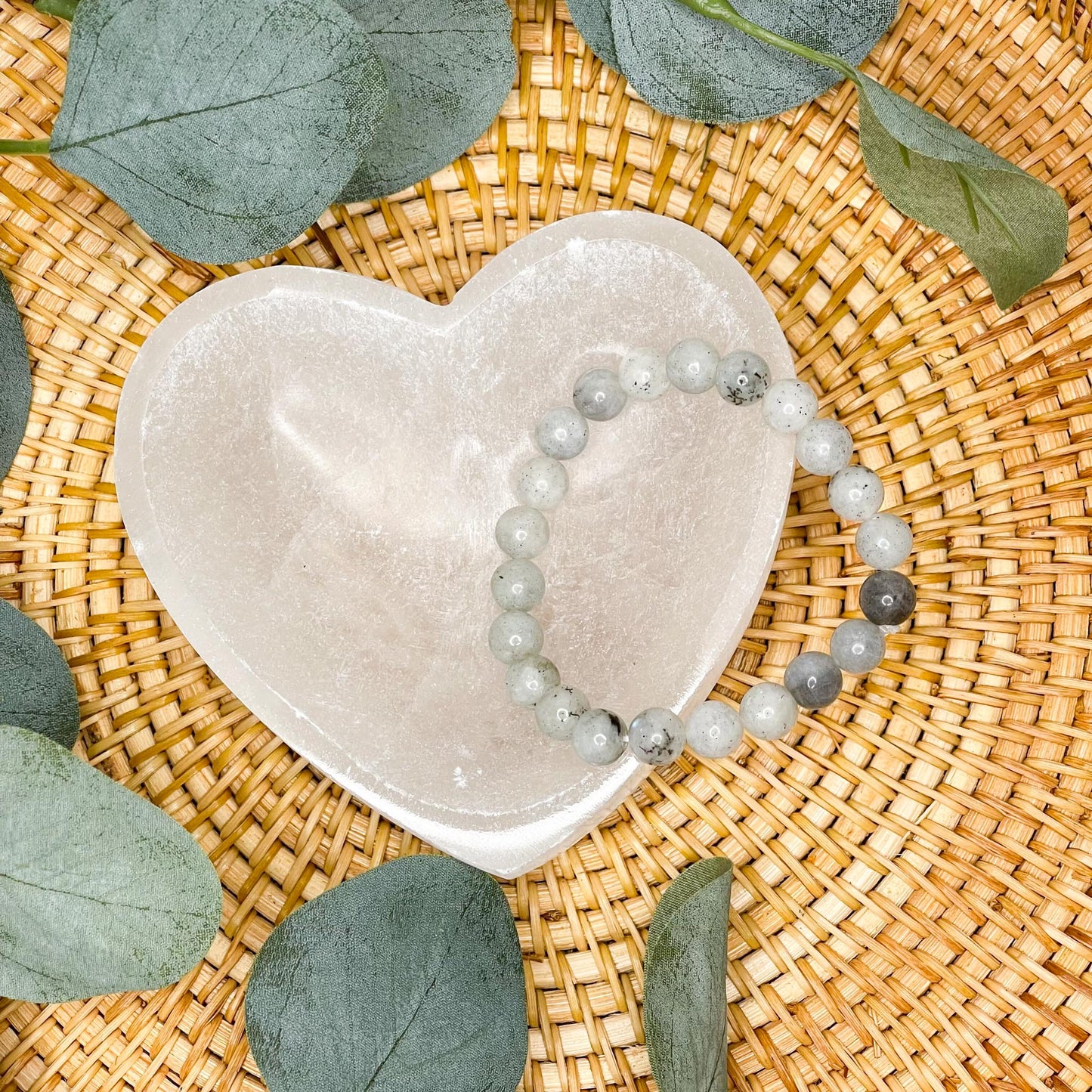 Light in the Darkness – Rainbow Moonstone Bracelet