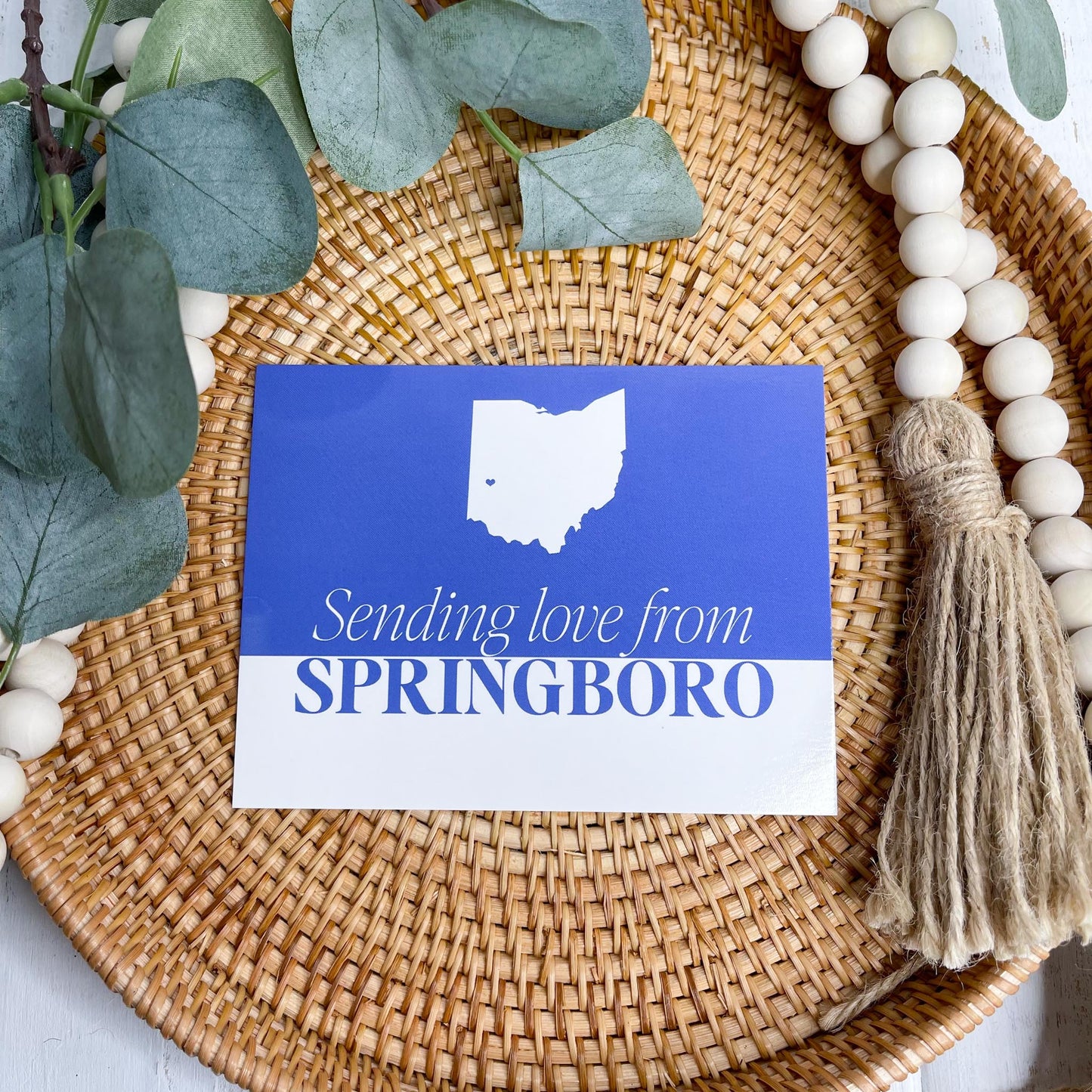 Sending love from Springboro - Postcard