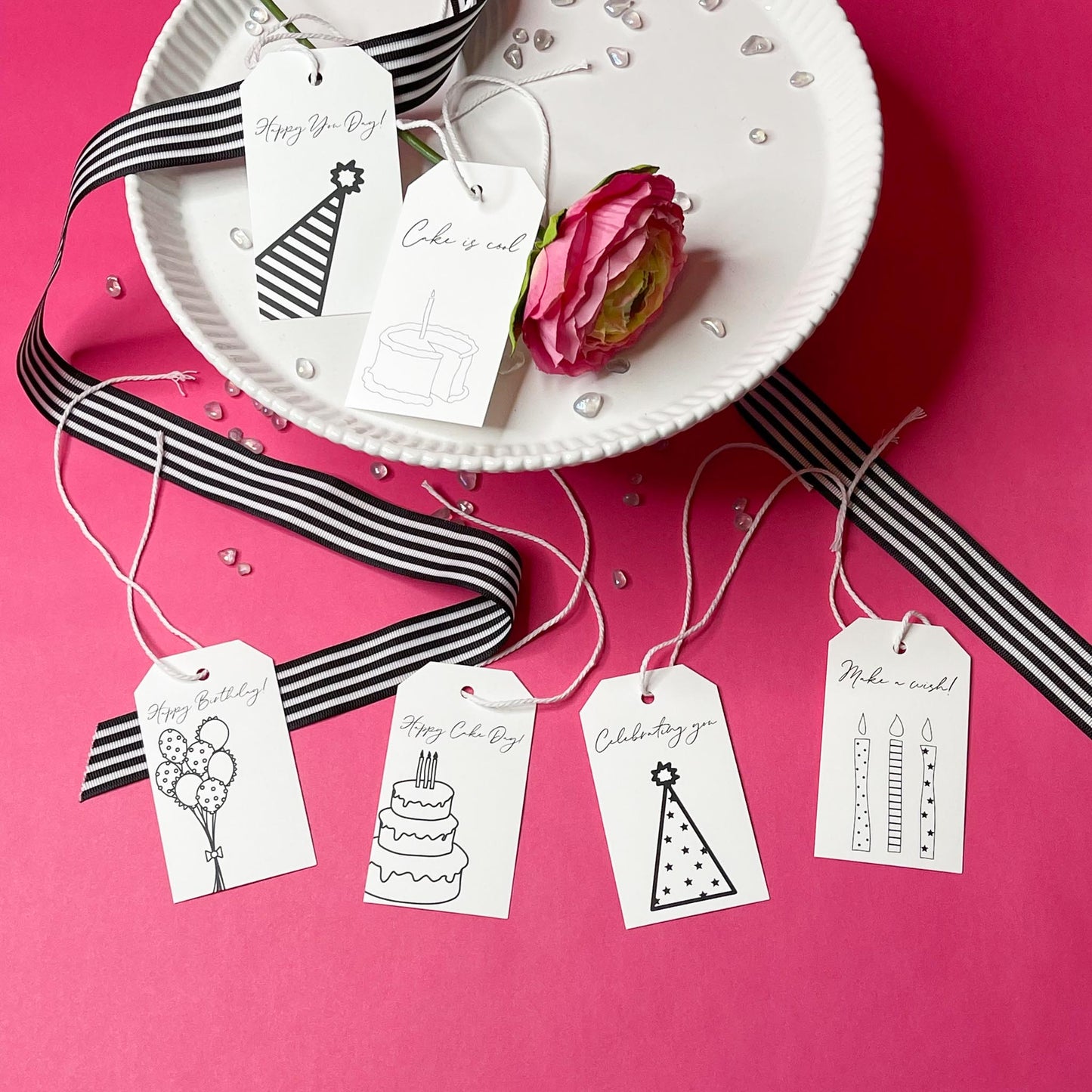 Celebrations 1 - Gift Tag Set - Qty 6