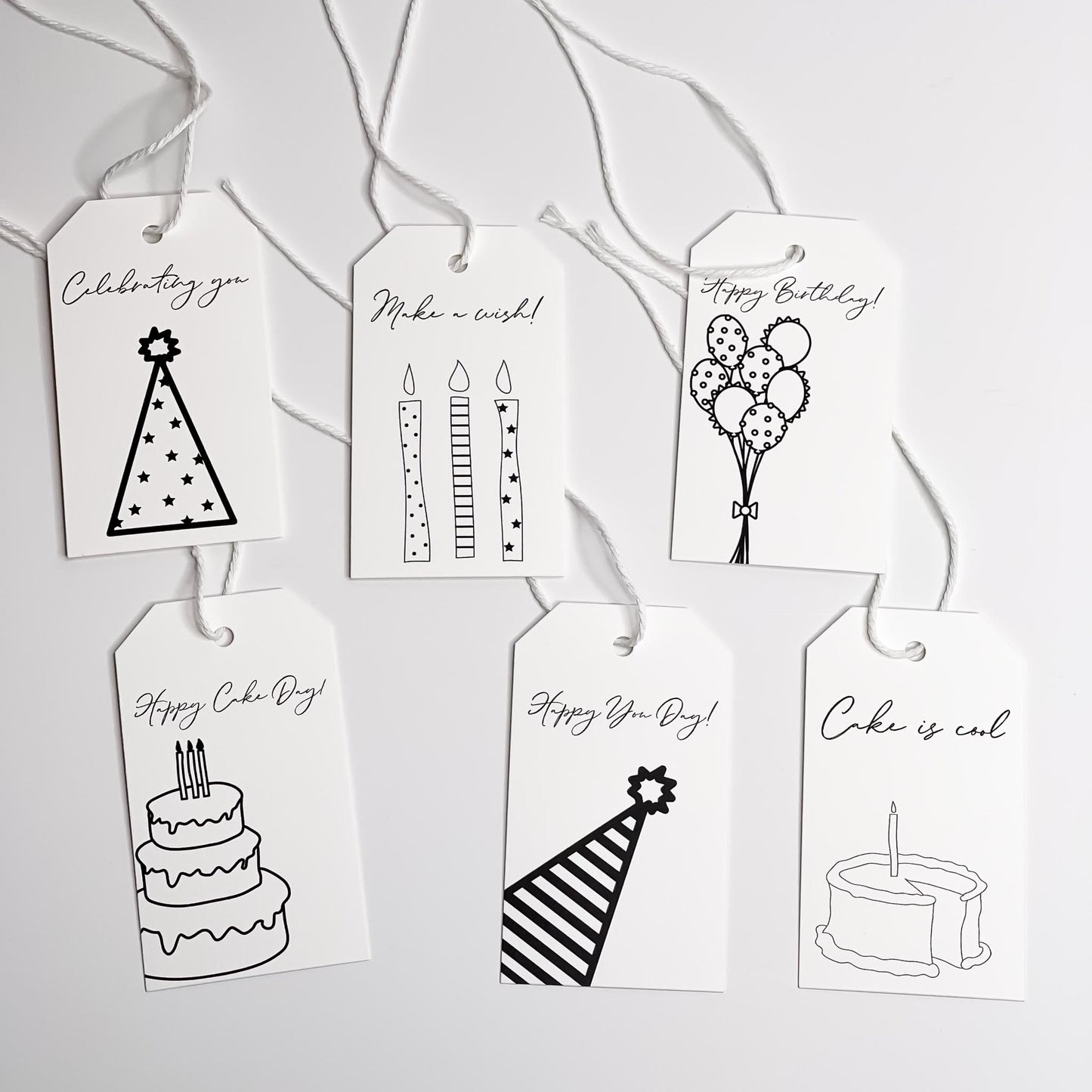 Celebrations 1 - Gift Tag Set - Qty 6