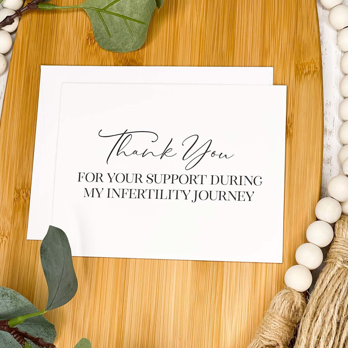 Thank You for Your Support - Infertility - Postcard