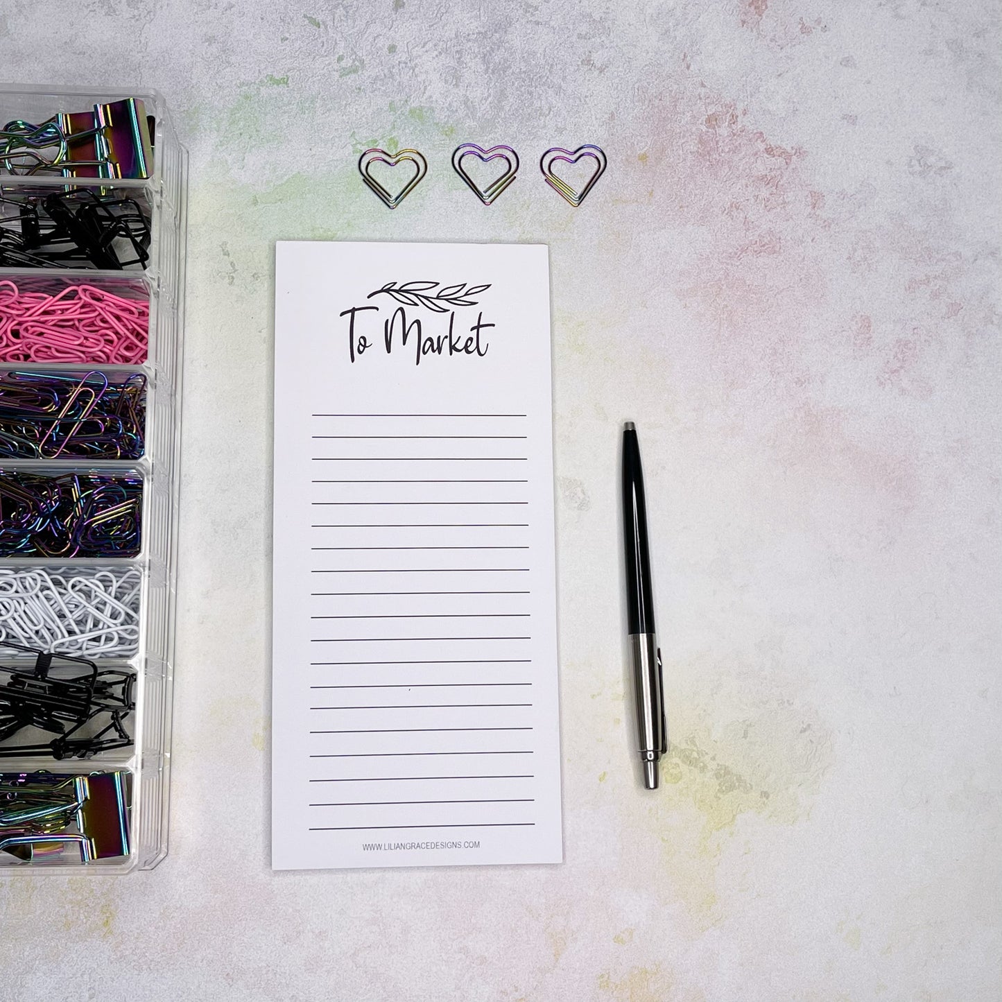 To Market - Tall Notepad - Magnetic