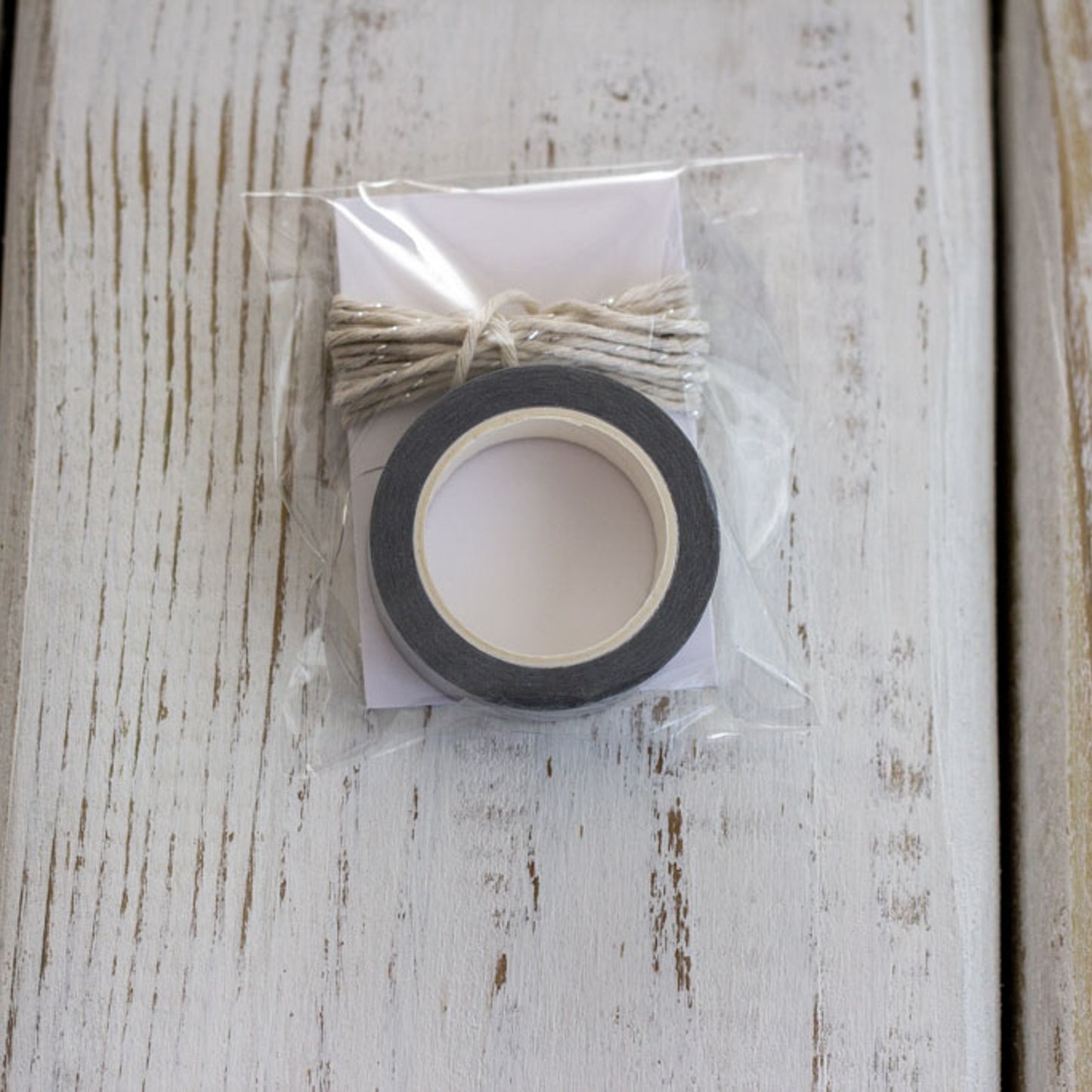 Iridescent Washi Tape and String