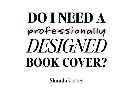 Do I need a professionally designed book cover?