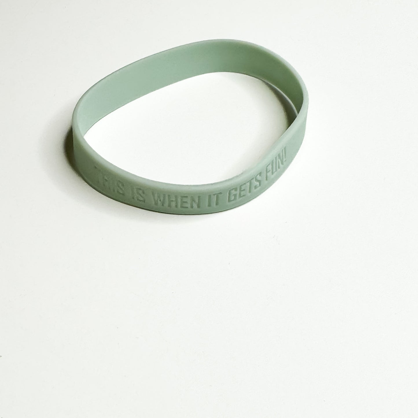 Silicone Bracelet - This is when it gets fun!