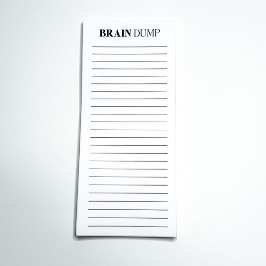 Brain Dump - Tall Notepad - Magnetic