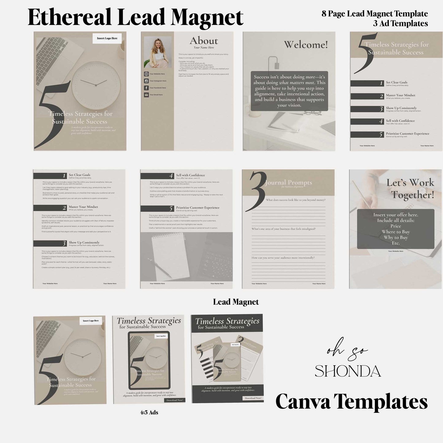 Ethereal - Lead Magnet Templates