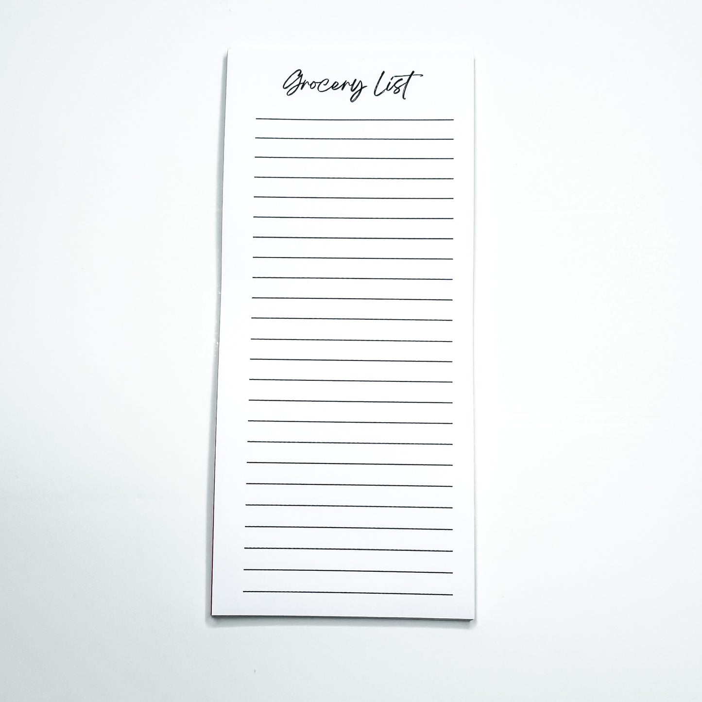 Grocery List - Tall Notepad - Magnetic