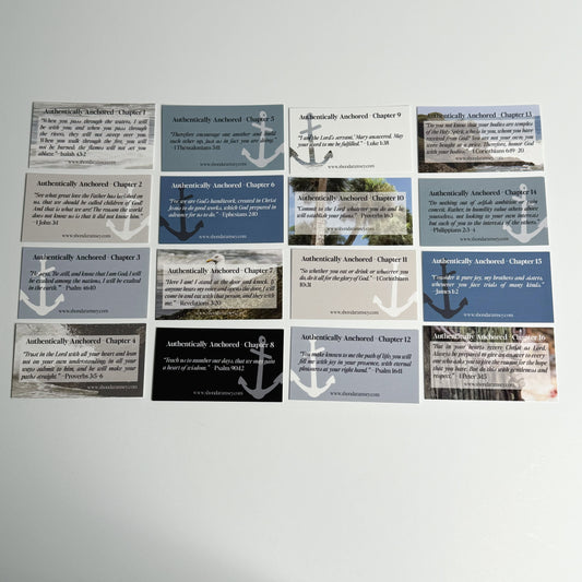Authentically Anchored Scripture Cards