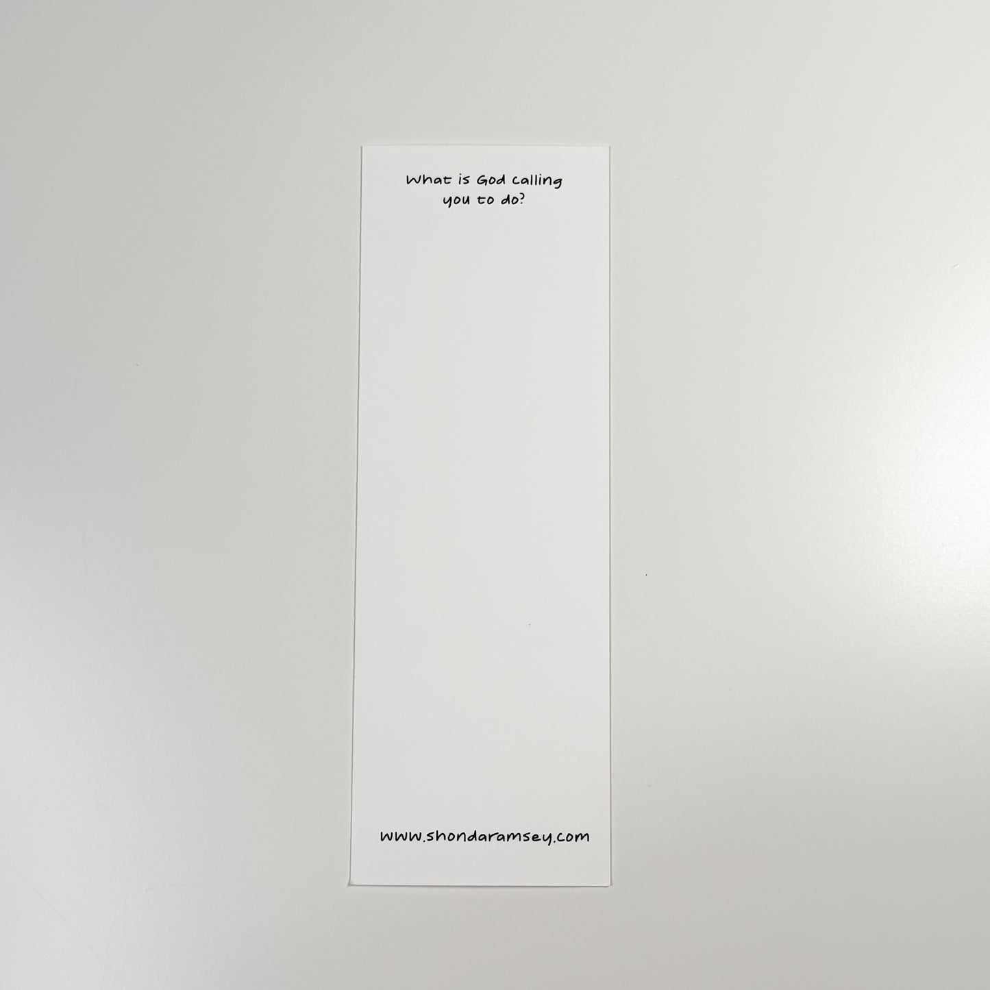 Paper Bookmark - Braver with Belief