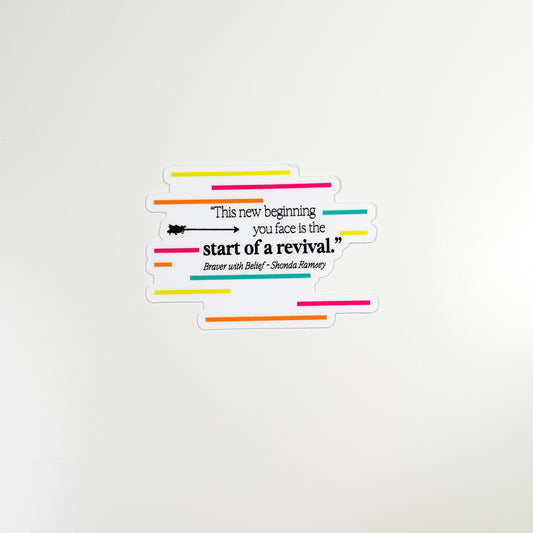 Start of a Revival - Sticker