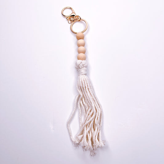 9" Macrame Keychain