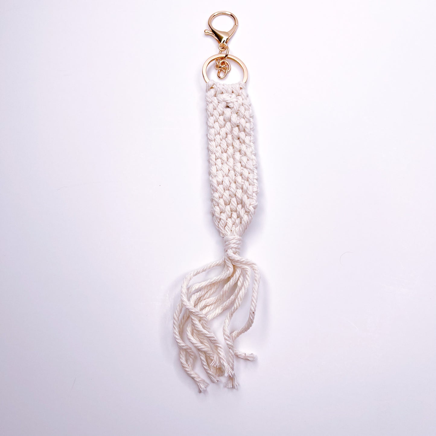 10" Macrame Keychain