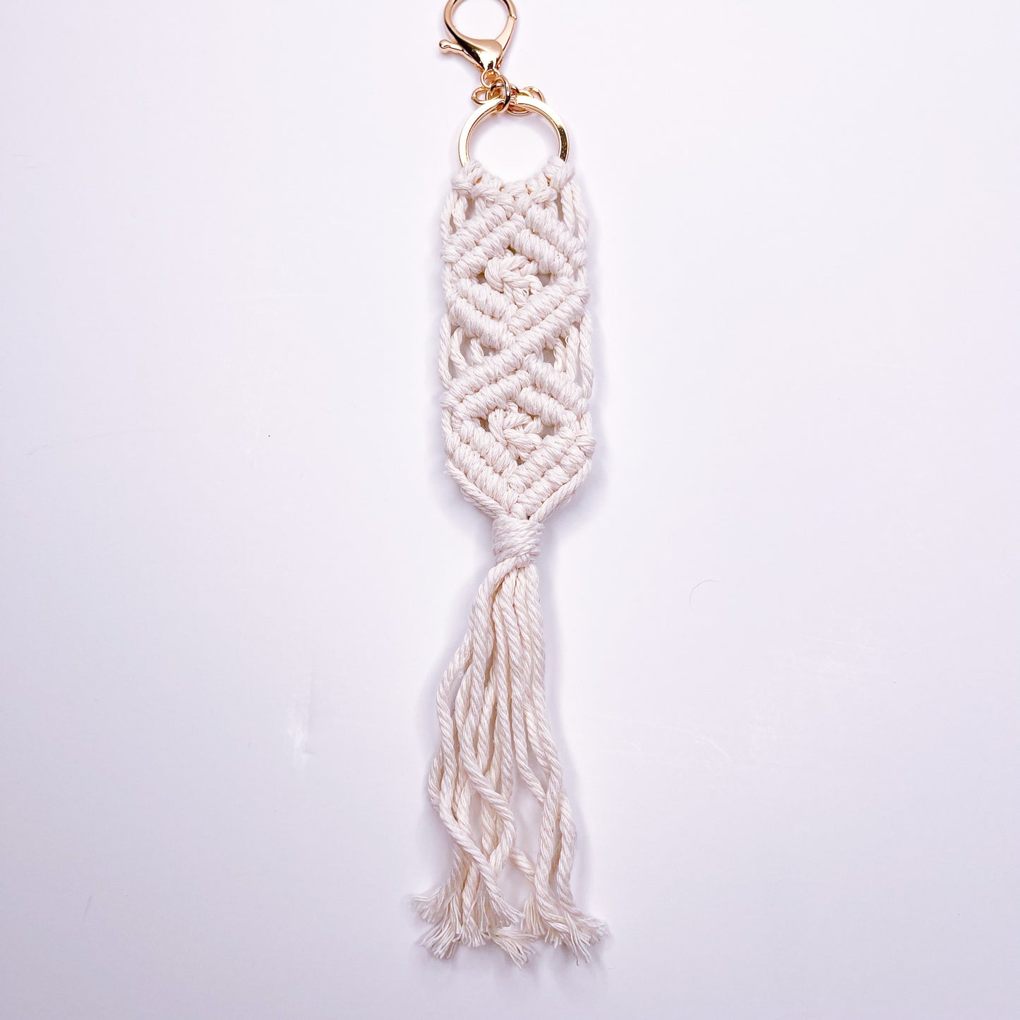 10" Macrame Keychain